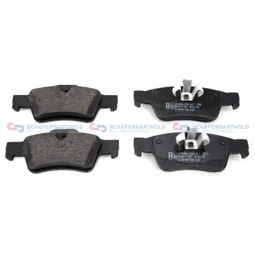 Bromsbeläggssats, Bakaxel — Bakaxel från Autofrance