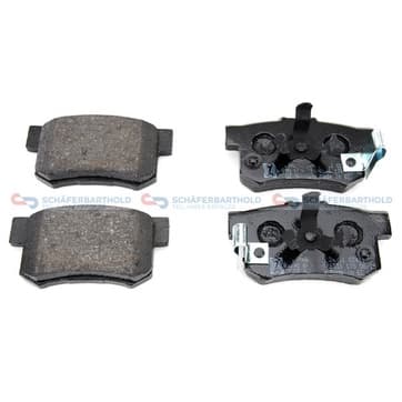 Bromsbeläggssats, Bakaxel — Bakaxel från Autofrance