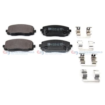 Bromsbeläggssats, Framaxel — Framaxel från Autofrance