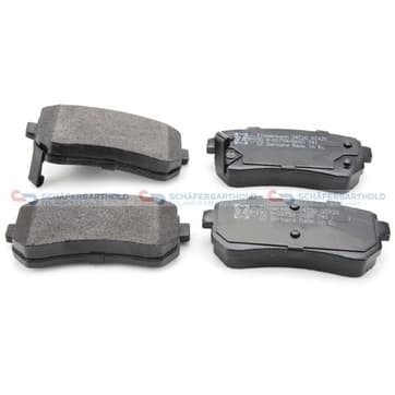 Bromsbeläggssats, Bakaxel — Bakaxel från Autofrance