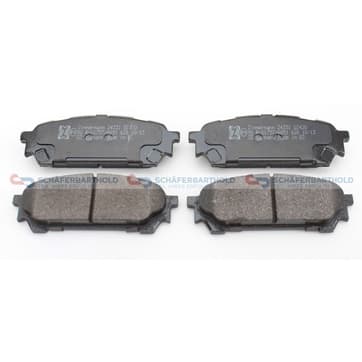 Bromsbeläggssats, Bakaxel — Bakaxel från Autofrance