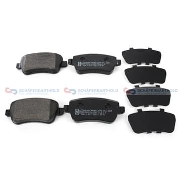 Bromsbeläggssats, Bakaxel — Bakaxel från Autofrance