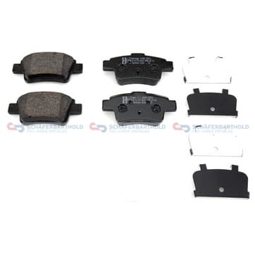 Bromsbeläggssats, Bakaxel — Bakaxel från Autofrance