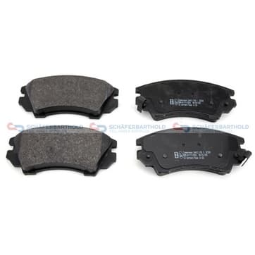 Bromsbeläggssats, Framaxel — Framaxel från Autofrance