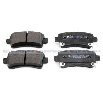 Bromsbeläggssats, Bakaxel — Bakaxel från Autofrance