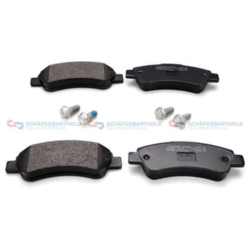 Bromsbeläggssats, Bakaxel — Bakaxel från Autofrance