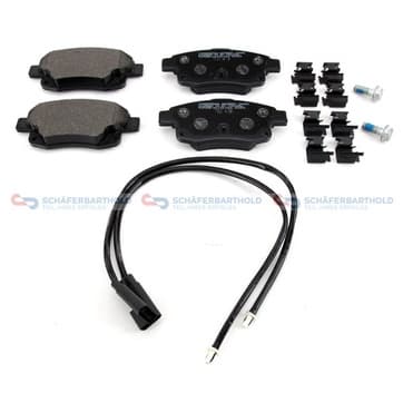 Bromsbeläggssats, Bakaxel — Bakaxel från Autofrance