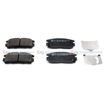 Bromsbeläggssats, Bakaxel — Bakaxel från Autofrance