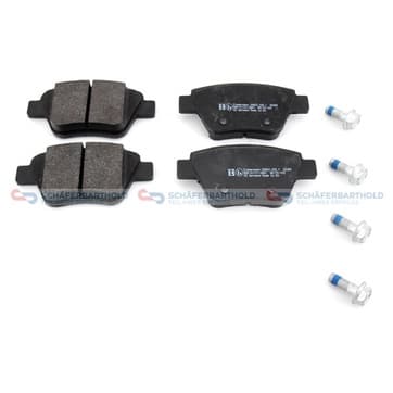 Bromsbeläggssats, Bakaxel — Bakaxel från Autofrance