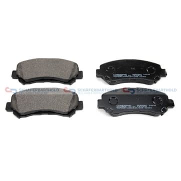 Bromsbeläggssats, Framaxel — Framaxel från Autofrance