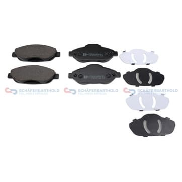 Bromsbeläggssats, Framaxel — Framaxel från Autofrance