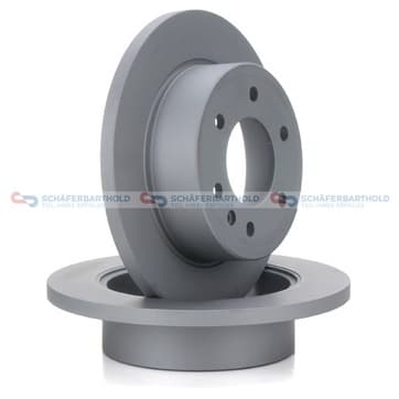 Bromsskiva, Bakaxel — Bakaxel från Autofrance