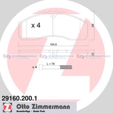 Bromsbeläggssats, Framaxel — Framaxel från Autofrance