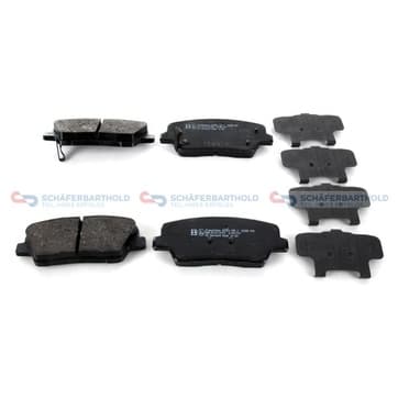 Bromsbeläggssats, Bakaxel — Bakaxel från Autofrance