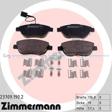 Bromsbeläggssats, Framaxel — Framaxel från Autofrance