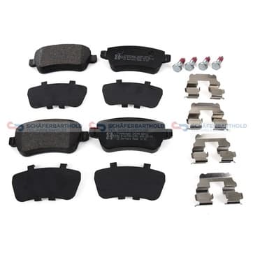 Bromsbeläggssats, Bakaxel — Bakaxel från Autofrance