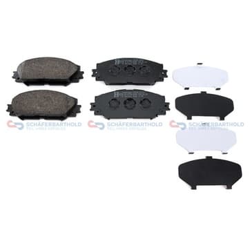 Bromsbeläggssats, Framaxel — Framaxel från Autofrance