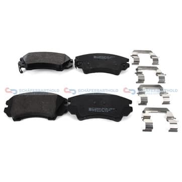 Bromsbeläggssats, Framaxel — Framaxel från Autofrance