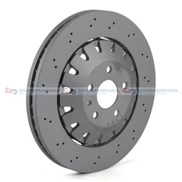 Bromsskiva, Framaxel — Framaxel från Autofrance