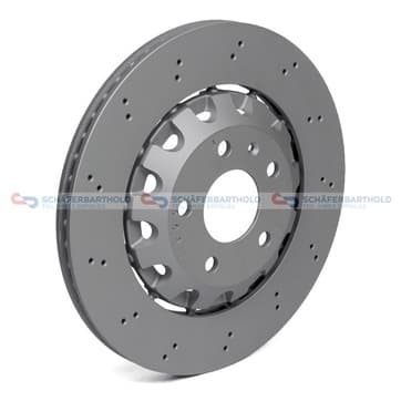 Bromsskiva, Bakaxel — Bakaxel från Autofrance