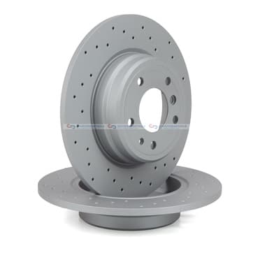 Bromsskiva, Bakaxel — Bakaxel från Autofrance