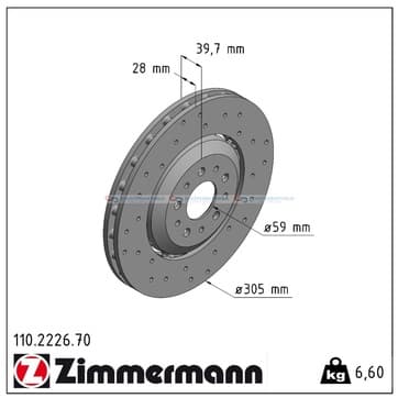 Bromsskiva, Framaxel — Framaxel från Autofrance