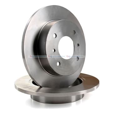 Bromsskiva, Bakaxel — Bakaxel från Autofrance