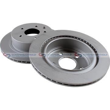 Bromsskiva, Bakaxel — Bakaxel från Autofrance