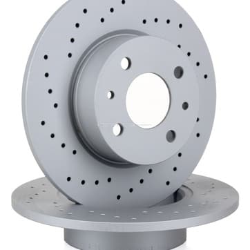 Bromsskiva, Bakaxel — Bakaxel från Autofrance