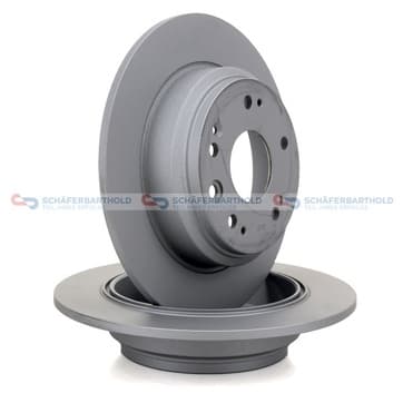 Bromsskiva, Bakaxel — Bakaxel från Autofrance