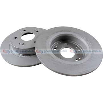 Bromsskiva, Bakaxel — Bakaxel från Autofrance