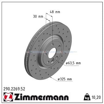 Bromsskiva, Framaxel — Framaxel från Autofrance
