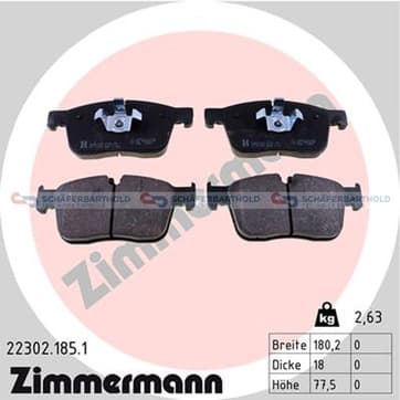 Bromsbeläggssats, Framaxel — Framaxel från Autofrance