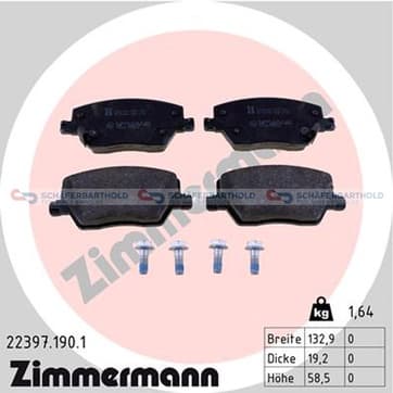 Bromsbeläggssats, Framaxel — Framaxel från Autofrance