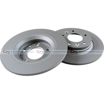 Bromsskiva, Bakaxel — Bakaxel från Autofrance