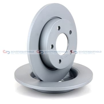 Bromsskiva, Bakaxel — Bakaxel från Autofrance