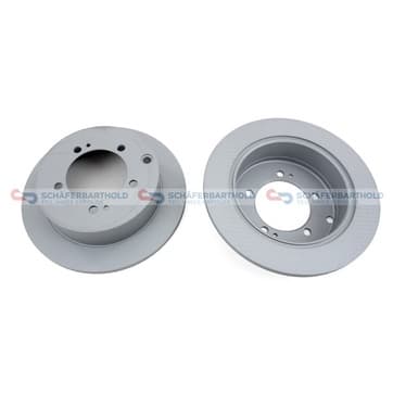 Bromsskiva, Bakaxel — Bakaxel från Autofrance