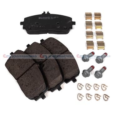 Bromsbeläggssats, Framaxel — Framaxel från Autofrance