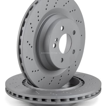 Bromsskiva, Bakaxel — Bakaxel från Autofrance