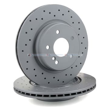 Bromsskiva, Bakaxel — Bakaxel från Autofrance