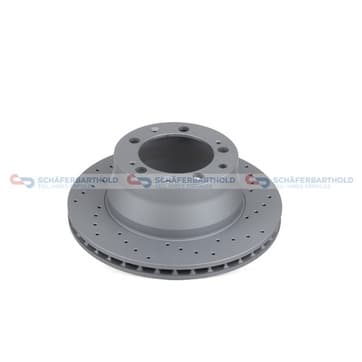 Bromsskiva, Bakaxel — Bakaxel från Autofrance