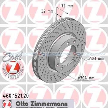Bromsskiva, Framaxel höger — Framaxel höger från Autofrance