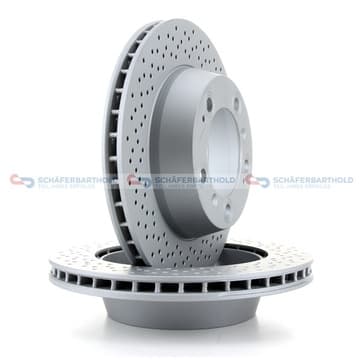 Bromsskiva, Bakaxel — Bakaxel från Autofrance