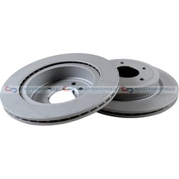 Bromsskiva, Bakaxel — Bakaxel från Autofrance