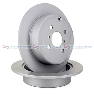 Bromsskiva, Bakaxel — Bakaxel från Autofrance