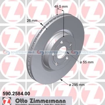 Bromsskiva, Framaxel — Framaxel från Autofrance