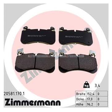 Bromsbeläggssats, Framaxel — Framaxel från Autofrance