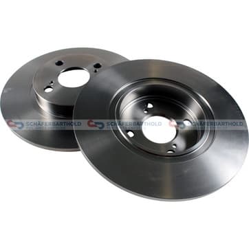 Bromsskiva, Bakaxel — Bakaxel från Autofrance