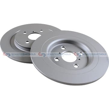 Bromsskiva, Bakaxel — Bakaxel från Autofrance