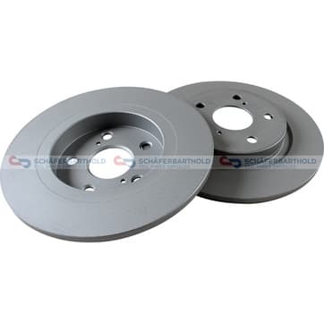 Bromsskiva, Bakaxel — Bakaxel från Autofrance